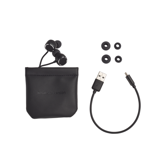 Harman Kardon FLY BT - Black - Bluetooth in-ear headphones - Detailshot 5